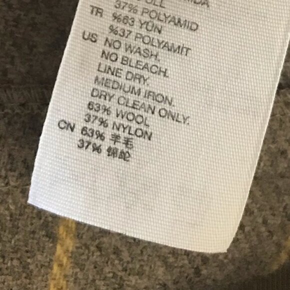 & Other Stories Tan Pinstripe Cape Blazer & Trouser Set Size 4 - Picture 16 of 16